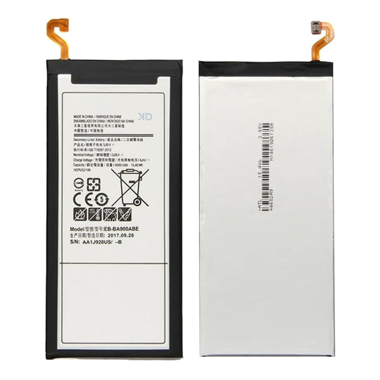 Sostituzione della batteria ai polimeri di litio EB-BA900ABE 4000mAh, For Samsung Galaxy A9 A9000 SM-A9000