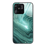 Custodia protettiva per telefono in vetro con motivo in marmo, For Xiaomi Redmi 10C, For Xiaomi Redmi Note 11T Pro, For Xiaomi Redmi K40s