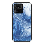 Custodia protettiva per telefono in vetro con motivo in marmo, For Xiaomi Redmi 10C, For Xiaomi Redmi Note 11T Pro, For Xiaomi Redmi K40s