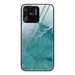 Custodia protettiva per telefono in vetro con motivo in marmo, For Xiaomi Redmi 10C, For Xiaomi Redmi Note 11T Pro, For Xiaomi Redmi K40s