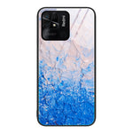 Custodia protettiva per telefono in vetro con motivo in marmo, For Xiaomi Redmi 10C, For Xiaomi Redmi Note 11T Pro, For Xiaomi Redmi K40s