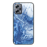 Custodia protettiva per telefono in vetro con motivo in marmo, For Xiaomi Redmi 10C, For Xiaomi Redmi Note 11T Pro, For Xiaomi Redmi K40s