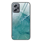 Custodia protettiva per telefono in vetro con motivo in marmo, For Xiaomi Redmi 10C, For Xiaomi Redmi Note 11T Pro, For Xiaomi Redmi K40s