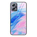 Custodia protettiva per telefono in vetro con motivo in marmo, For Xiaomi Redmi 10C, For Xiaomi Redmi Note 11T Pro, For Xiaomi Redmi K40s