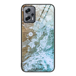 Custodia protettiva per telefono in vetro con motivo in marmo, For Xiaomi Redmi 10C, For Xiaomi Redmi Note 11T Pro, For Xiaomi Redmi K40s