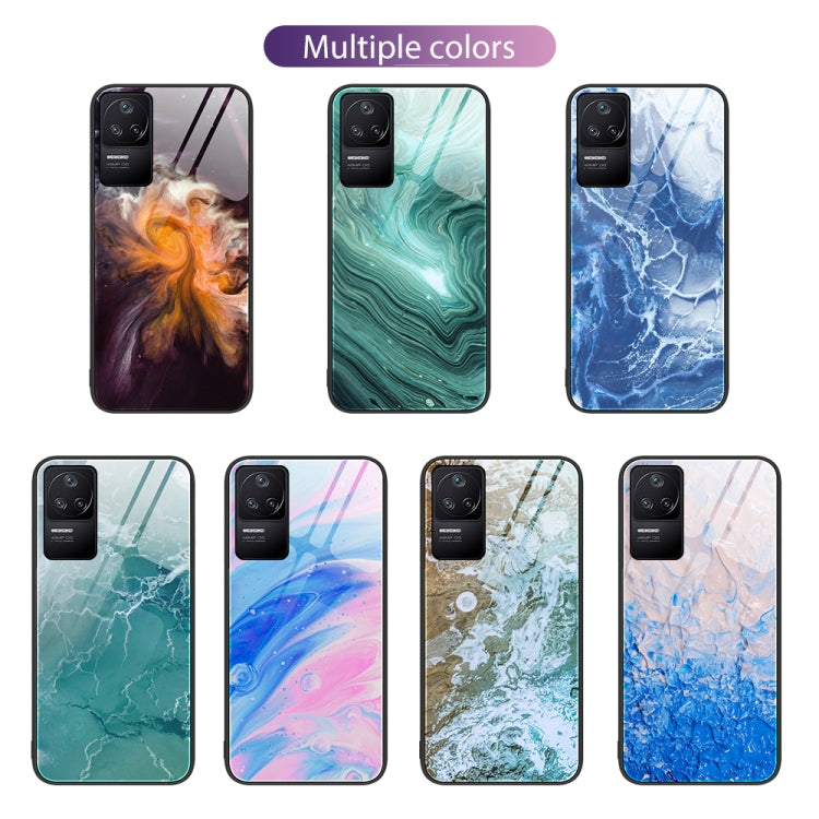 Custodia protettiva per telefono in vetro con motivo in marmo, For Xiaomi Redmi K50 Pro, For Xiaomi Redmi K50, For Xiaomi Redmi Note 10 Pro 4G Global