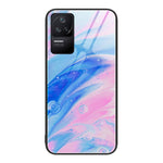 Custodia protettiva per telefono in vetro con motivo in marmo, For Xiaomi Redmi K50 Pro, For Xiaomi Redmi K50, For Xiaomi Redmi Note 10 Pro 4G Global