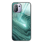 Custodia protettiva per telefono in vetro con motivo in marmo, For Xiaomi Redmi Note 11E, For Xiaomi Mi 11 Pro, For Xiaomi Mi 11 Ultra