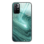 Custodia protettiva per telefono in vetro con motivo in marmo, For Xiaomi 12 Pro, For Xiaomi Poco M4 Pro 5G, For Xiaomi Poco M4 Pro