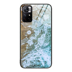 Custodia protettiva per telefono in vetro con motivo in marmo, For Xiaomi 12 Pro, For Xiaomi Poco M4 Pro 5G, For Xiaomi Poco M4 Pro
