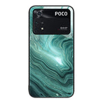 Custodia protettiva per telefono in vetro con motivo in marmo, For Xiaomi 12 Pro, For Xiaomi Poco M4 Pro 5G, For Xiaomi Poco M4 Pro