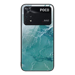 Custodia protettiva per telefono in vetro con motivo in marmo, For Xiaomi 12 Pro, For Xiaomi Poco M4 Pro 5G, For Xiaomi Poco M4 Pro