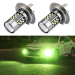 Fendinebbia LED per auto continuo 12V 7W, 1 Pair H7, 1 Pair H11