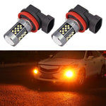 Fendinebbia LED per auto continuo 12V 7W, 1 Pair H7, 1 Pair H11