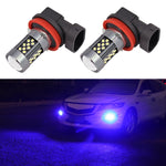 Fendinebbia LED per auto continuo 12V 7W, 1 Pair H7, 1 Pair H11