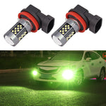 Fendinebbia LED per auto continuo 12V 7W, 1 Pair H7, 1 Pair H11