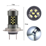 Fendinebbia a LED per auto stroboscopica 12V 7W, 1 Pair H7, 1 Pair H11