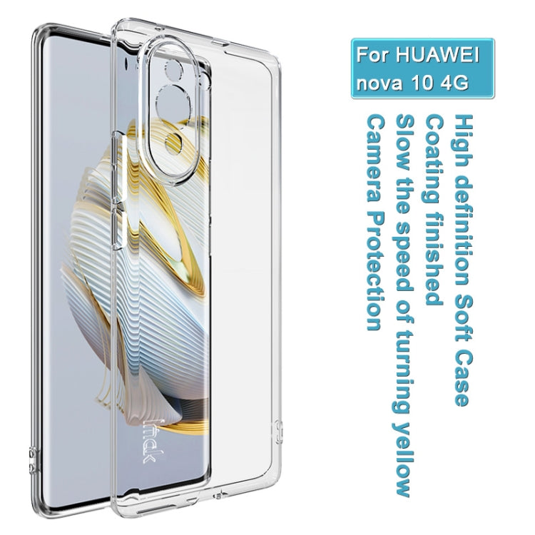 Custodia per telefono in TPU antiurto serie IMAK UX-10, For Huawei nova 10 4G, For Huawei nova 10 Pro 4G, For OPPO Reno8 5G, For OPPO Reno8 Pro 5G, For OPPO Reno8 Pro+ 5G, For Xiaomi Redmi Note 11E / Redmi 10 5G