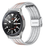 20mmPer Samsung Smart Watch Cinturino universale in acciaio inossidabile a sette sfere, 20mm