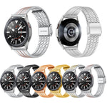 20mmPer Samsung Smart Watch Cinturino universale in acciaio inossidabile a sette sfere, 20mm