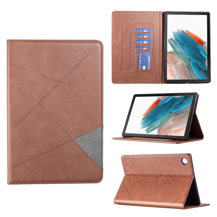 Custodia per tablet in pelle prismatica, For Samsung Galaxy Tab A8 2022 SM-X200/X205, For Samsung Galaxy Tab S8 / Tab S7+ / Tab S7 FE
