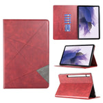 Custodia per tablet in pelle prismatica, For Samsung Galaxy Tab A8 2022 SM-X200/X205, For Samsung Galaxy Tab S8 / Tab S7+ / Tab S7 FE