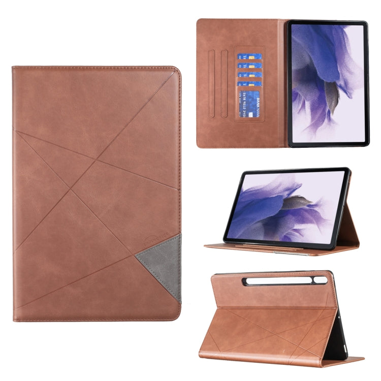 Custodia per tablet in pelle prismatica, For Samsung Galaxy Tab A8 2022 SM-X200/X205, For Samsung Galaxy Tab S8 / Tab S7+ / Tab S7 FE