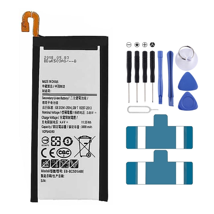 Replacement Lithium Polymer Battery EB-BC501ABE 3000mAh, For Samsung Galaxy C5 Pro SM-C5010