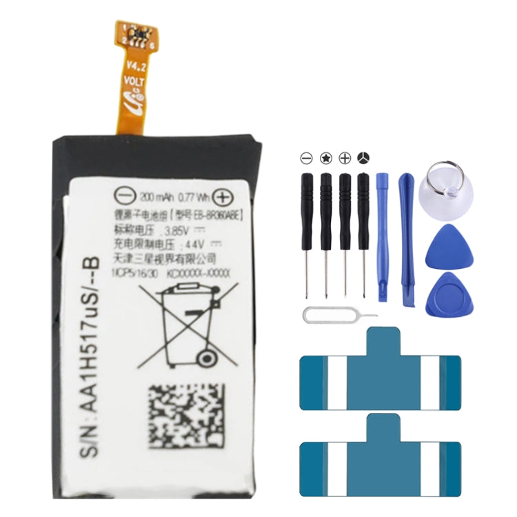 Replacement Lithium Polymer Battery for, 380mAh EB-BR760ABE, 236mAh EB-BR500ABU, 340mAh EB-BR820ABY, 472mAh EB-BR800ABU, 247mAh EB-BR830ABY, 270mAh EB-BR170ABU, 250mAh EB-BR720ABE, 330mAh EB-BR840ABY, 300mAh, 200mAh EB-BR360ABE