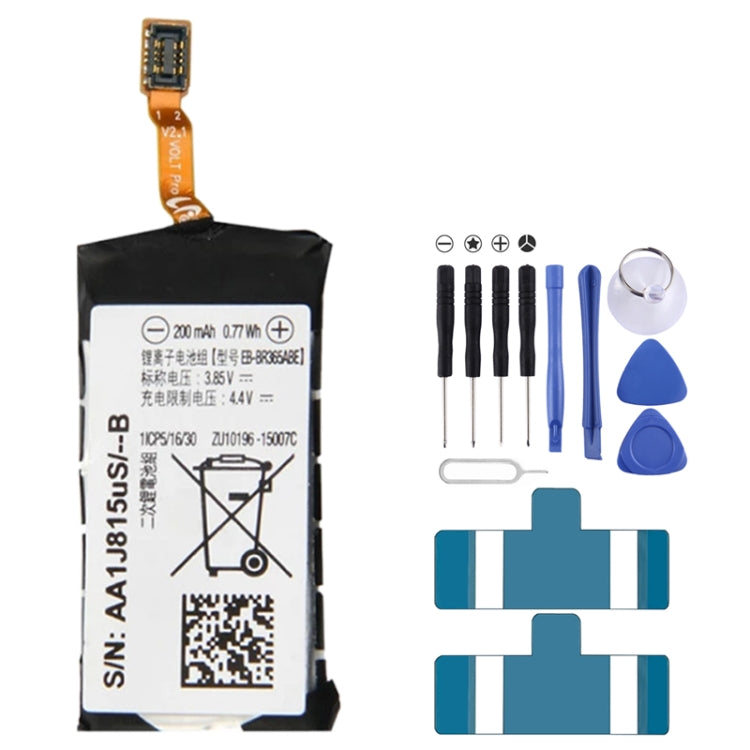 Replacement Lithium Polymer Battery for, 380mAh EB-BR760ABE, 236mAh EB-BR500ABU, 340mAh EB-BR820ABY, 472mAh EB-BR800ABU, 247mAh EB-BR830ABY, 270mAh EB-BR170ABU, 250mAh EB-BR720ABE, 330mAh EB-BR840ABY, 300mAh, 200mAh EB-BR360ABE