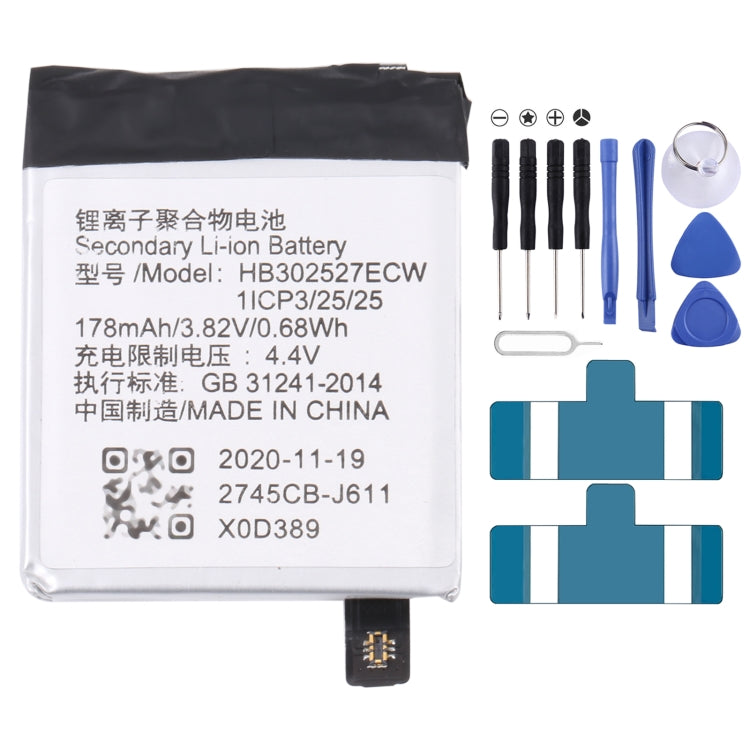 Sostituzione della batteria ai polimeri di litio per, 380mAh EB-BR760ABE, 236mAh EB-BR500ABU, 340mAh  EB-BR820ABY, 472mAh EB-BR800ABU, 247mAh EB-BR830ABY, 270mAh EB-BR170ABU, 250mAh EB-BR720ABE, 330mAh EB-BR840ABY, 300mAh, 200mAh EB-BR360ABE