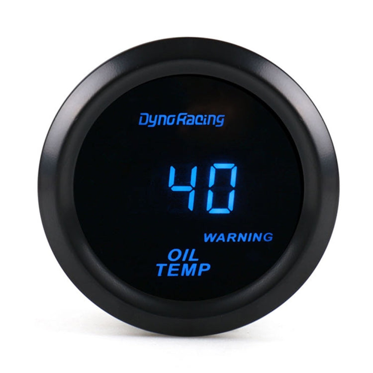 Misuratore di display digitale a luce blu universale da 52 mm modificato per auto 12V, Voltmeter, Water Temperature Gauge, Oil Temperature Gauge, Oil Pressure Gauge, Turbo Boost Gauge BAR, Turbo Boost Gauge PSI, Tachometer