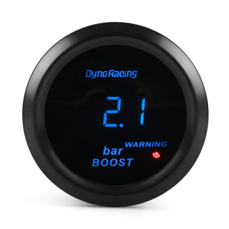Misuratore di display digitale a luce blu universale da 52 mm modificato per auto 12V, Voltmeter, Water Temperature Gauge, Oil Temperature Gauge, Oil Pressure Gauge, Turbo Boost Gauge BAR, Turbo Boost Gauge PSI, Tachometer