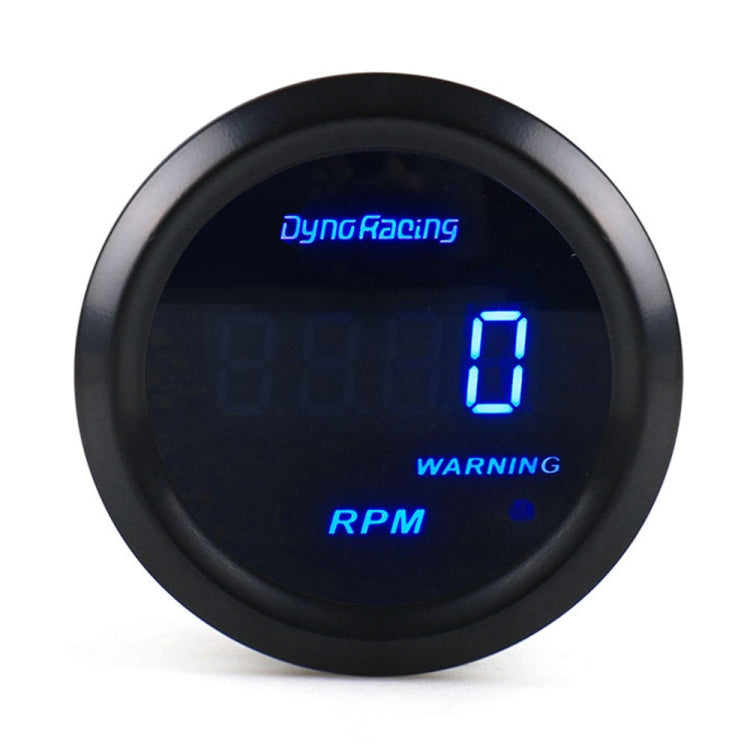 Misuratore di display digitale a luce blu universale da 52 mm modificato per auto 12V, Voltmeter, Water Temperature Gauge, Oil Temperature Gauge, Oil Pressure Gauge, Turbo Boost Gauge BAR, Turbo Boost Gauge PSI, Tachometer