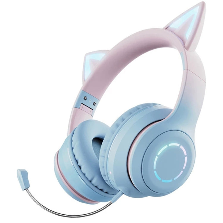 BT029C Cuffie Bluetooth wireless Cat Ear a doppia modalità RGB