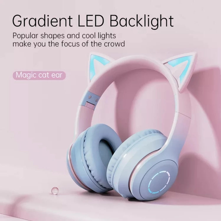 BT029C Cuffie Bluetooth wireless Cat Ear a doppia modalità RGB
