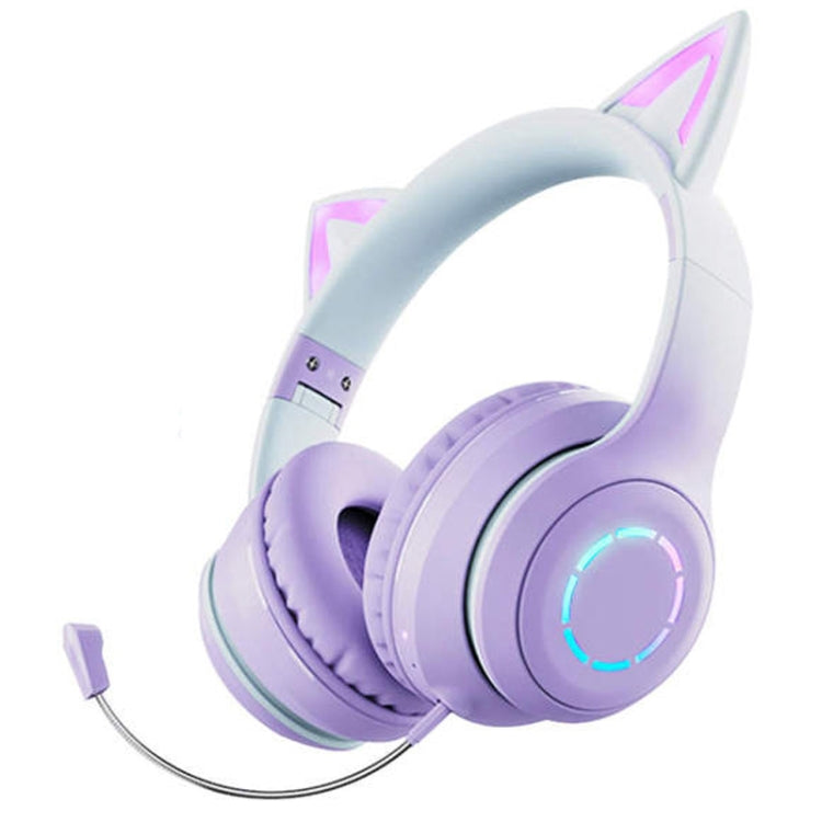 BT029C Cuffie Bluetooth wireless Cat Ear a doppia modalità RGB