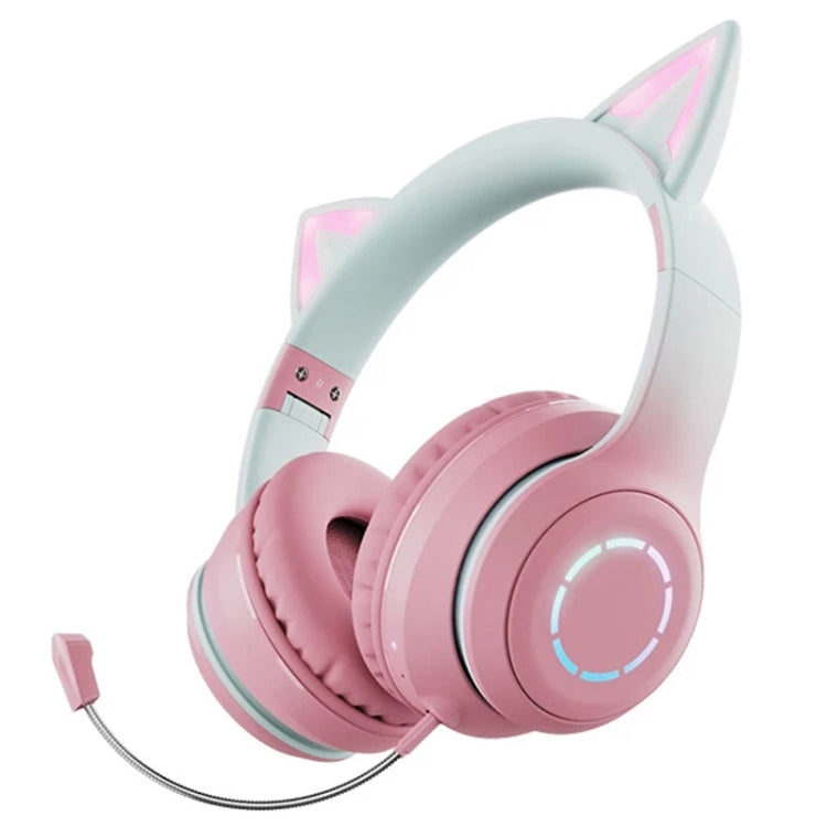 BT029C Cuffie Bluetooth wireless Cat Ear a doppia modalità RGB