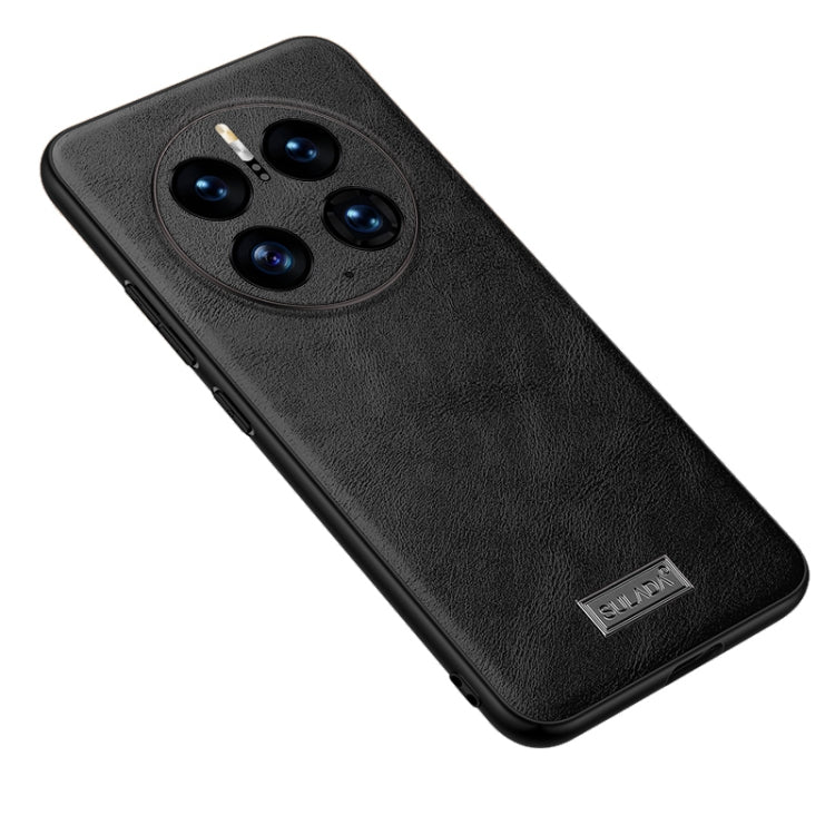 SULADA TPU antiurto + custodia protettiva in pelle fatta a mano, For Huawei Mate 50, For Huawei Mate 50 Pro