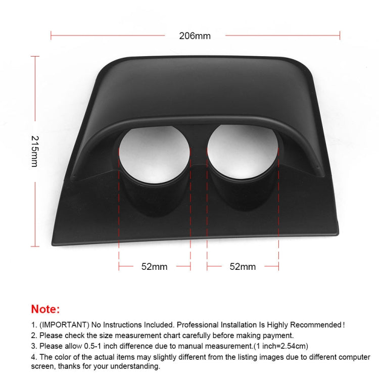 Le migliori offerte per Car 52mm 2 Holes Dash Gauge Meter Pod Mount Holder sono su ✓ Confronta prezzi e caratteristiche di prodotti nuovi e usati ✓ Molti articoli con consegna gratis!, 2 Holes, Carbon Fiber, 2 Holes, Black