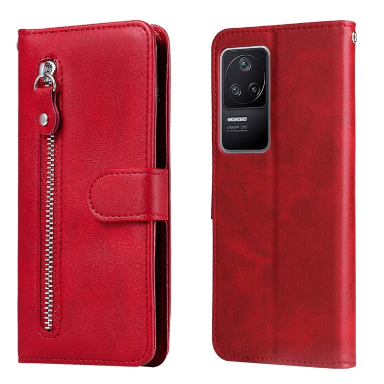 Custodia per telefono in pelle con vibrazione orizzontale con cerniera in vitello alla moda, For Xiaomi Redmi K40S / Poco F4, For Xiaomi Redmi Note 11T Pro / Poco X4 GT, For Xiaomi 12X