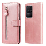 Custodia per telefono in pelle con vibrazione orizzontale con cerniera in vitello alla moda, For Xiaomi Redmi K40S / Poco F4, For Xiaomi Redmi Note 11T Pro / Poco X4 GT, For Xiaomi 12X