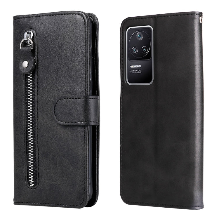 Custodia per telefono in pelle con vibrazione orizzontale con cerniera in vitello alla moda, For Xiaomi Redmi K40S / Poco F4, For Xiaomi Redmi Note 11T Pro / Poco X4 GT, For Xiaomi 12X