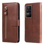 Custodia per telefono in pelle con vibrazione orizzontale con cerniera in vitello alla moda, For Xiaomi Redmi K40S / Poco F4, For Xiaomi Redmi Note 11T Pro / Poco X4 GT, For Xiaomi 12X