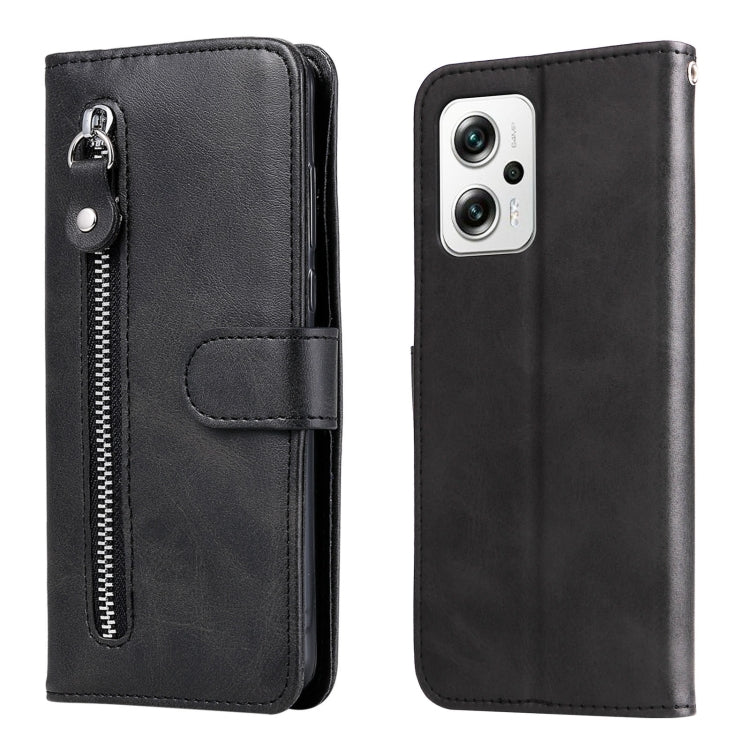 Custodia per telefono in pelle con vibrazione orizzontale con cerniera in vitello alla moda, For Xiaomi Redmi K40S / Poco F4, For Xiaomi Redmi Note 11T Pro / Poco X4 GT, For Xiaomi 12X