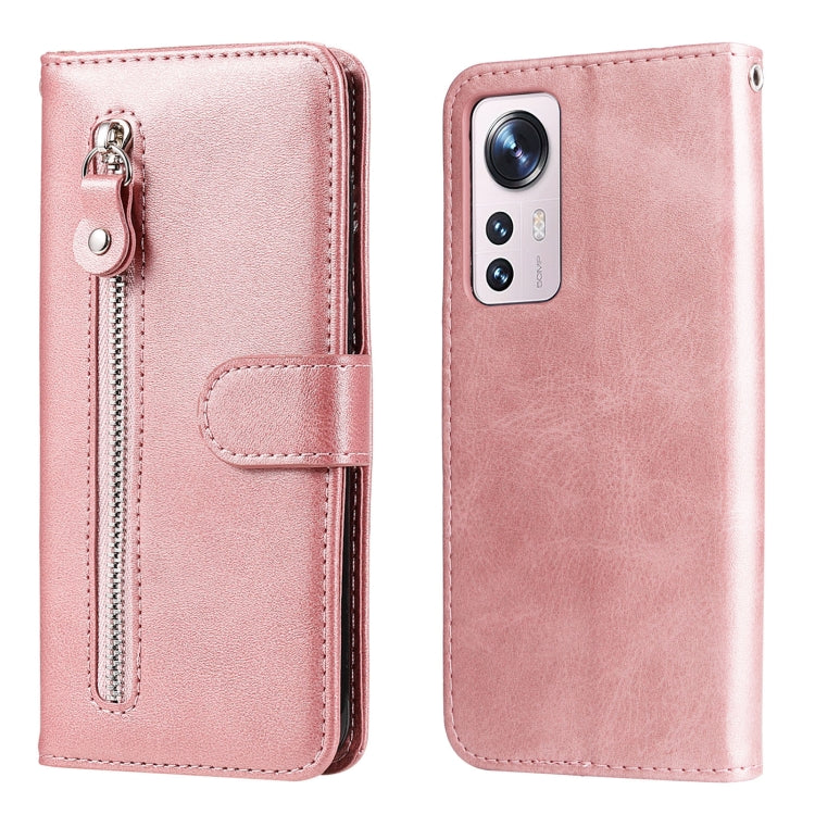 Custodia per telefono in pelle con vibrazione orizzontale con cerniera in vitello alla moda, For Xiaomi Redmi K40S / Poco F4, For Xiaomi Redmi Note 11T Pro / Poco X4 GT, For Xiaomi 12X