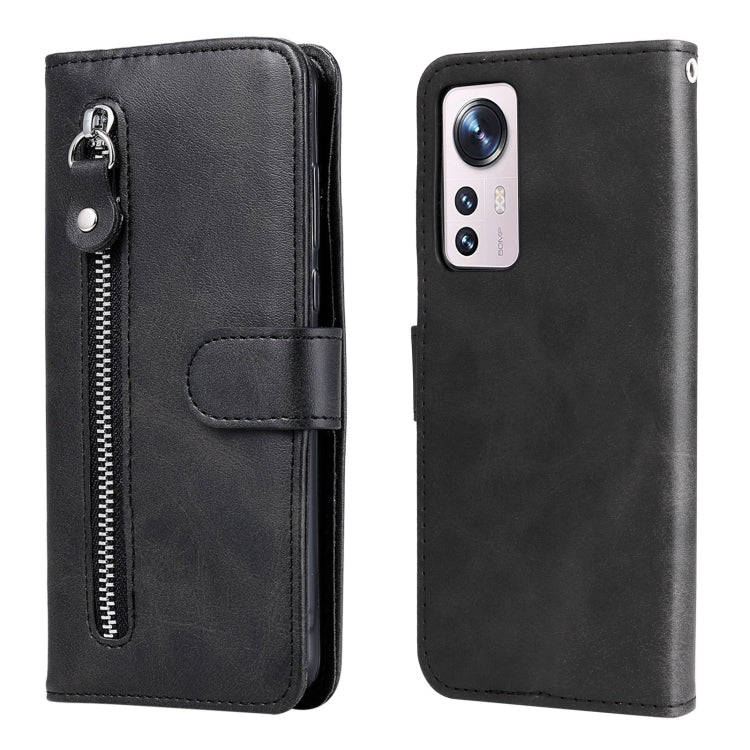 Custodia per telefono in pelle con vibrazione orizzontale con cerniera in vitello alla moda, For Xiaomi Redmi K40S / Poco F4, For Xiaomi Redmi Note 11T Pro / Poco X4 GT, For Xiaomi 12X