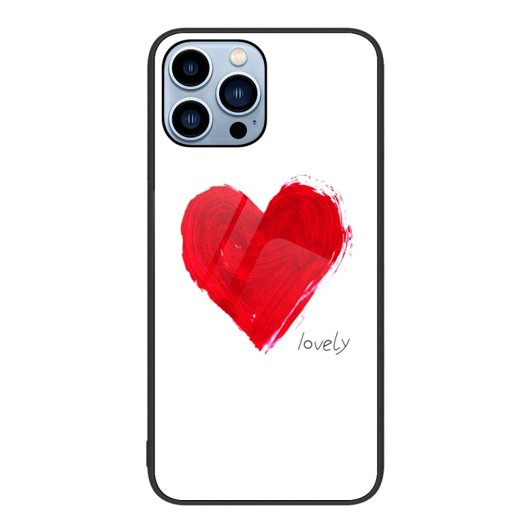 Custodia per telefono in vetro verniciato colorato, For iPhone 14 Pro Max