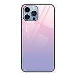 Custodia per telefono in vetro verniciato colorato, For iPhone 14 Pro