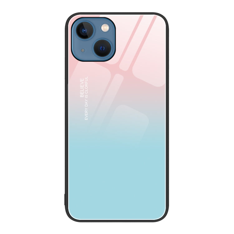 Custodia per telefono in vetro verniciato colorato, For iPhone 14